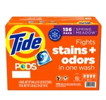 Tide Laundry Detergent Pods, Spring Meadow, 156-COUNT. Fixed Price $45.00.