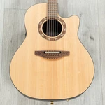 Ovation Usa Pro Legend 1767-4S-G Electric-acoustic Guitar, Spruce Natural Satin. Fixed Price $2399.00.