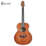 Crafter Silver Series HM100E-BR Mini Acoustic-electric Guitar, Brown. Fixed Price $244.45.