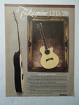 1989 Takamine Ltd '89 Acoustic Guitar Magazine Ad - The Artists' Choice. Fixed Price $14.99.