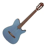 Ibanez FRH10N-IBF Nylon Electric Guitar Indigo Blue Metallic Flat Hollow Body. Fixed Price $719.99.
