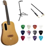 Lava Me Spruce 36 Brown W/ Guitar Pick, Rokit Stand, Kopul Cable Bundle. Fixed Price $449.00.