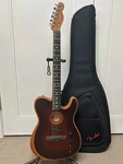 Fender American Acoustasonic Telecaster All-mahogany Bourbon Burst. Fixed Price $1435.00.