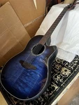 Ovation E/a Guitar Celebrity Standard Plus Mid - Blue Flamed Maple. Fixed Price $499.99.