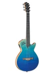 Tagima Modena Hybrid Acoustic Electric Steel String Guitar, Transparent Blue. Fixed Price $449.99.