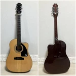 Epiphone AJ-100CE Acoustic Guitar New Strings. Fixed Price $458.93.