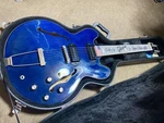 Gibson Custom Shop ES-330L Beale Street Blue Finish 2011. Fixed Price $4590.00.