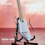 Donner Hush Pro Acoustic-electric Travel Guitar Accessories Metallic White. Fixed Price $319.99.