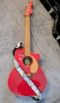Fender Newporter Acoustic-electric Guitar Midnight Wine. Fixed Price $400.00.