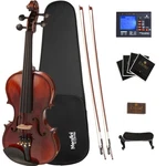 Violin 4/4 Solid Wood Black Case Tuner Bow Mendini Cecilio. Fixed Price $299.99.