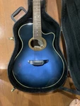 Yamaha APX-9-12 Blue Burst Stereo 12-STRING Acoustic Guitar W/ Hard Case. Fixed Price $599.00.