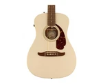 Used Fender Malibu Player A/e Guitar - Olympic White W/ Walnut Fb. Fixed Price $319.99.