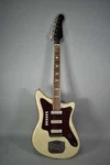 1960S Eko Model 500/3 Pearl Finish Electric Guitar. Fixed Price $1395.00.