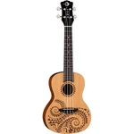 Luna Guitars Tattoo Spruce Concert Ukulele Satin Natural. Fixed Price $129.00.