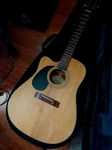 Kramer Acoustic/electric Guitar Left Handed D200S. Fixed Price $200.00.