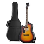 Left-handed Dreadnought Cutaway Acoustic-electric Full Size Guitar Sunburst. Fixed Price $107.95.