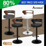 Alfordson Bar Stool Set Of 2 Leather/linen Height Adjustable Swivel Dining Chair. Fixed Price $169.99.