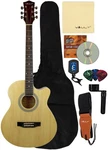 Vault EA-20 Full-size Cutaway Acoustic Guitar Natural W/ Gig Bag. Fixed Price $80.99.