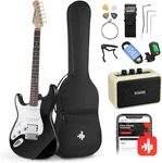 39 Inch Left-handed Electric Guitar Kit Solid Body Black Lefty Beginner Set Full. Fixed Price $207.04.