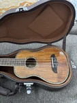 Oscar Schmidt OU5E Concert Ukulele, Koa Mahogany With Abalone Inlay. Fixed Price $199.00.