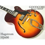 Hagstrom HJ600 HJ-600 Full Acoustic Electric Guitar NO.LG383. Fixed Price $1015.22.