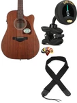 Ibanez AW5412CEOPN + Snark ST-8 Re Dunlop PVP101 Levy's M8POLYA-BLK Val. Fixed Price $515.01.