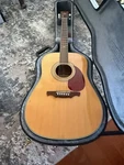 Alvarez AD-70S Dreadnought Acoustic Guitar Natural 6 String With Case. Fixed Price $375.00.