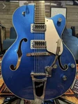 2018 Gretsch G5420T Azure Metallic Blue, #KS18013659 Bigsby Hardshell Case.. Fixed Price $800.00.
