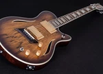 Michael Kelly Hybrid Special, Spalted Maple Burst Top, Chambered Mahogany Body. Fixed Price $989.99.