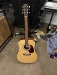 Cort Acoustic Guitar Bundle Earthpackop-a-u 1830793. Fixed Price $150.00.