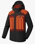 $200 Mens Heated Jacket With Battery Pack - Xl Rechargeable Winter Coat A0. Fixed Price $89.99.