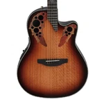 Ovation 2025 Celebrity Elite Plus CE44P-FLE-G Flamed Eucalyptus Top Open Box. Fixed Price $499.99.