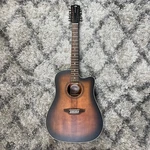 Luna Art Vintage Dreadnought 12-STRING Acoustic-electric Guitar, Brownburst. Fixed Price $323.10.
