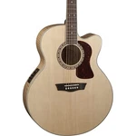 Washburn J40SCE Jumbo Acoustic-electric Guitar, Solid Spruce Top. Fixed Price $482.31.