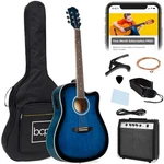 Best Choice Products Beginner Acoustic Electric Cutaway Guitar Set Gig Bag 41IN. Fixed Price $99.99.