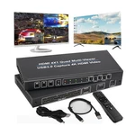 4K Hdmi 4X1 Multiviewer With Pip USB3.0 Video Capture Sigrapid Screen Divider.... Fixed Price $187.51.