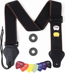Crescent Guitar Strap Picks (10 Pieces) Rock Acoustic Electric Belt. Fixed Price $29.42.