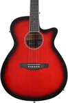 Ibanez Model AEG7TRH Transparent Red Sunburst Finish Acoustic Electric Guitar. Fixed Price $299.99.