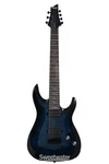 Schecter Omen ELITE-7 Electric Guitar See Thru Blue Burst. Fixed Price $649.00.