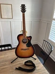 Mitchell O120CESB Acoustic Electric Guitar 3-COLOR Sunburst Nice Free Shipping. Fixed Price $229.00.
