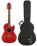 H. Jimenez Colecci De Galaxia Antares Bajo Quinto Glossy Red Sparkle Finish. Fixed Price $1449.00.