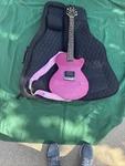 Guitar Daisy Rock - Candy Debutante Electric With Gator Case. Fixed Price $145.00.