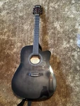 Donner 41" Acoustic Electric Guitar 4/4 Full Size Glossy Panel With Gig Bag. Fixed Price $290.00.