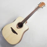 Electric Acoustic Guitar Lag T70DCE-NAT Dreadnought Solid Engelmann Spruce Top. Fixed Price $819.00.