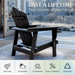 Adirondack Single Seat Outdoor Leisure Armchair Durable Garden Courtyard. Fixed Price $55.99.