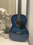 Johnson Acoustic Guitar JG-100-BL Blue. Fixed Price $99.00.