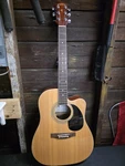 Palmer Acoustic/electric Cuttaway Guitar W/ Soft Gig Bag With Stand & Wall. Fixed Price $67.47.