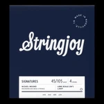 Stringjoy Signature Nickel Light Long Scale Roundwound Bass Strings 45-105. Fixed Price $29.99.