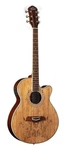 Oscar Schmidt 6 String Acoustic-electric Guitar, Right, Spalted Maple.... Fixed Price $379.61.
