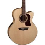 Washburn J40SCE Heritage Series Jumbo A/e Guitar Natural 197881321147 Rf. Fixed Price $536.83.